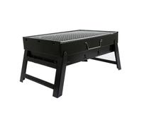 perfeclan Parrilla Portátil Carbón Ligera Barbacoa Portátil Rectangular Resistente Barbacoa Plegable con Patas para Camping, Picnics, Reuniones Al Libre