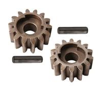 PerfektGarten 2 Piñones de Accionamiento de 14 Dientes R + L + 2 Pasadores de Arrastre Compatibles con Cortacésped de Importación Baumarkt