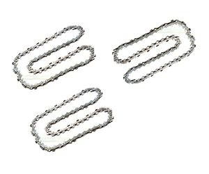 perfektGarten 3 cadenas de sierra de 25 cm, 1,3 mm, 1 cm, 40 TG reemplaza/compatible con Oregon 91PX040 / 91VXL040E / 91P040X