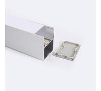 Perfil Aluminio Colgante 2m para Tira LED hasta 22 mm