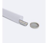 Perfil Aluminio Colgante Redondo 2m para Tira LED hasta 22 mm