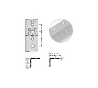 Perfil angular de acero para sistema modular hofe, 42 x 42 x 2 mm, longitud 3 m