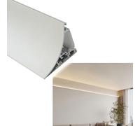 Perfil de lámpara de techo de aluminio, reflector de pared de 1 m de largo, carcasa de barra de luz para teatro y hotel, no incluye tiras LED, ideal para iluminación del hogar