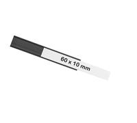 Perfil en U magnetoflex®, UE 30 unid. magnetoplan, H x A 10 x 60 mm