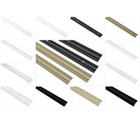 Perfiles de transición de aluminio anodizado - perfil de transición para el suelo - (0,93 metros de plata) Perfil de transición para el suelo