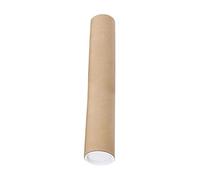 perfk Almacenamiento de Tubos de póster con Tapas Tubo de envío Grande Cartón Tubos de cartón Largos Tubos de Embalaje para de Arte Planos Envío, Los 70CM