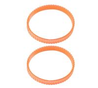 perfk Correa de transmisión de cepilladora de 2 piezas, accesorios prácticos para trabajos de madera con cepilladora eléctrica de 82 mm, Nylon