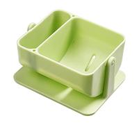 perfk Organizador de maquillaje Puff Display Stand Escurridor de secado Organizador Contenedor de almacenamiento Holder para cosméticos, VERDE