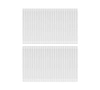 perfk Tiras de pegamento térmico para encuadernación de libros, suministros de oficina, cintas de encuadernación, cintas termofusibles para notas, archivos, 50 pcs
