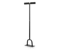 Perforador de jardín de acero al carbono resistente con resortes de reinicio para acondicionar el suelo sin esfuerzo y revitalización del crecimiento, aireador de césped resistente