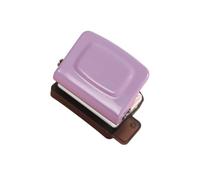 Perforador de página para planificador, diseño de 6 agujeros, herramienta de papel compacta para rellenos de recambio, notas, uso escolar y archivador de escritorio, organizador de notas de estudio