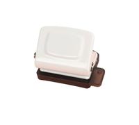 Perforador de página para planificador, diseño de 6 agujeros, herramienta de papel compacta para rellenos de recambio, notas, uso escolar y archivador de escritorio, organizador de notas de estudio