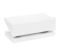 Perforadora de papel, herramienta manual, papelería de escritorio, punzonadora blanca de 6mm para oficina y escuela