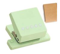 Perforadora para niños, herramienta manual portátil versátil - Perforadora para manualidades - Para encuadernar cuadernos, planificadores, álbumes de recortes, tarjetas, álbumes de fotos, sobres