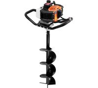 Perforadora para pozos de gas de 52 cc y 1450 W, con brocas de 8 pulgadas y 1 varilla de extensión