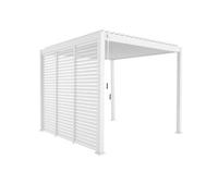 Pérgola Bioclimática 3x3m V2 De Aluminio Con Lamas Orientables + 3