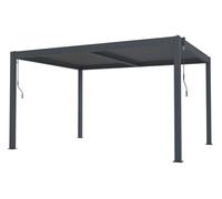 Pérgola bioclímatica G21 Austin de 4x3 metros, fabricada en aluminio color antracita