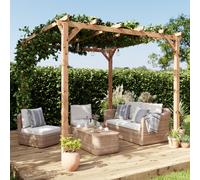 Pérgola de madera harmala 3x3m blooma