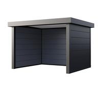 Pérgola estándar Singolo 3630 (Medidas ext. (An x Pr): 388 x 328 cm, Acero, Antracita, Sin set)