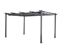 Pérgola independiente 3 × 4m CASSIS gris estructura de aluminio