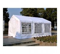 Pergola Outsunny para cochera color Blanco
