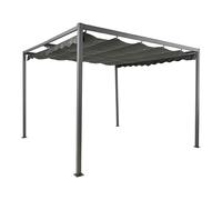 Pergola para exterior 300x300x220cm gris antracita 891705