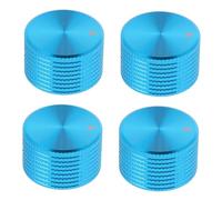 Perilla de Control Giratoria de Aleación, 4 Piezas Azul