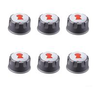 Perillas Quemador Gas para weber para spirit 200 300 2013-2017(6pcs) | ergonómico, para agarre seguro, material aleación aluminio, resiste altas para temperaturas, para fácil limpieza