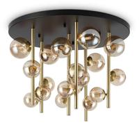 El negro contemporáneo 18 del metal de la luz de techo de Perlage enciende G9 15W 3000K Ip20
