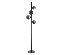 Maceta contemporánea Perlage Metal Negro 4 luces G9 3W 3000K Luz caliente