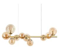 Suspensión Moderna Araña Perlage metal latón 10 Luces G9 15W 3000K