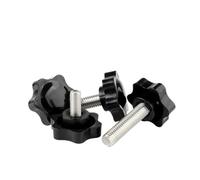 Perno de manija de sujeción con rosca de estrella M5 M6 M8, perilla de baquelita, tornillos de apriete de seis lóbulos, pernos de acero inoxidable 304 de plástico(10PCS,M8x40 D38)
