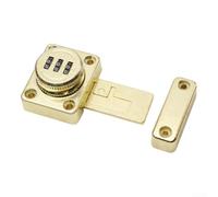 Perno de puerta con contraseña con lengüeta de bloqueo extendida, cerradura de combinación sin llave de aleación de zinc para caja fuerte de gabinete del hogar, accesorios de montaje ajustables