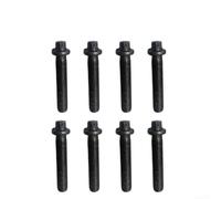 Perno de varilla de conexión M9x1 52mm Hex Bit Set de 4 (8 piezas) | Juego de 4 pernos, rosca M9x1, 52 mm de longitud, hexagonal de 12 puntos, compatible con motores de grupo, reemplazo directo