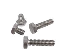 Perno hexagonal con brida, 30 piezas Pernos hexagonales 1/4-20 UNC Roscas Tornillos Tuercas Arandelas Paquete de acero inoxidable(1")