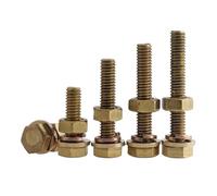 Perno hexagonal con brida, Perno hexagonal exterior de latón Tuerca de tornillo Juego de almohadillas planas extendidas M10 M12 1PCS(25mm,M10)