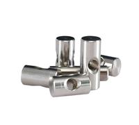 Pernos cilíndricos con tuercas integradas, M4, M5 y M6 de acero inoxidable y juego de pasadores cilíndricos for ensamblaje y reparación de muebles de madera.