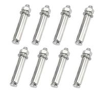 Pernos de expansión 50 piezas M6 x mm Perno acero inoxidable 304 Tornillo hexagonal externo Anclaje manga perno, for hormigón