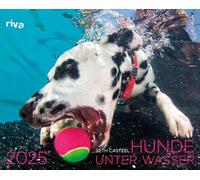 Perros bajo el agua 2025: calendario de pared con 12 fotografías únicas. Gran regalo para todos los dueños de perros, amantes de los perros en Navidad, cumpleaños