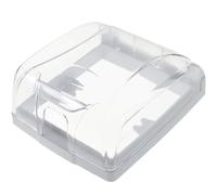 PERSELOSO Cubierta Transparente Protectora para Timbre Inalámbrico Exterior, Carcasa de Plástico Resistente Lluvia para Proteger Timbre en Ambientes Comerciales