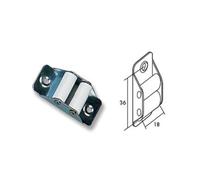 Persiana pasacintas mini metalico rodillo nylon c-14mm 700501