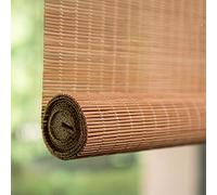 Persianas Enrollables de Bambú para Exteriores,Cortina de Madera,Estores Enrollables Romanas,Cortinas Privacidad Protección,Sunshade Partition Curtain,para Ventana/Gazebo/Balcón (60x120cm/24x47in)