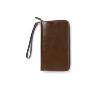 Personal Compact Malden - Organizador con cremallera y correa para la muñeca, color ocre