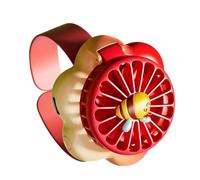 Personal Fan 3-Speed Mini Fans RechargeablPortable Flower Watch with Lights