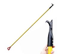 Pértiga de elevación, pértiga ultraligera con empuñadura en forma de D, extendida, diseño de 2 secciones, para aplicaciones de extinción de incendios y renovación de edificios(3m/9.84ft)