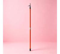 Pértiga de rescate,pértiga ultraligera,poste de fibra de vidrio aislado y cabezal de gancho de hierro resistente,para extinción de incendios y renovación de paredes(3m/9.84ft)