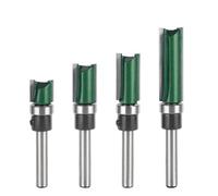 Pesderty Juego de 4 Cortadores de Rodamientos, Fresa para CarpinteríA, Manejar Ranurado de Doble Filo con Cortadora de RodamientosB