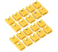 Pesfehhy 100 Piezas 2,54MM Tapa de Puente Tipo Abierto Tapa de Cortocircuito Bloque de Cortocircuito Tapa de Cortocircuito Bloque de ConexióN de Cabezal de Clavija de Enchufe, Amarillo