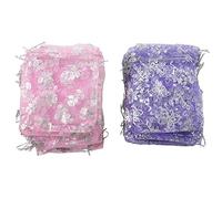Pesfehhy 100 piezas mixtas bolsa del Organza del regalo de boda de bolas de caramelo bolsas de regalo bolsas