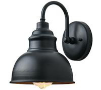 Pesfehhy Aplique de Pared Vintage Cuello de Cisne Luz Industrial Vintage Granja Aplique de Pared Exterior Impermeable (Negro)